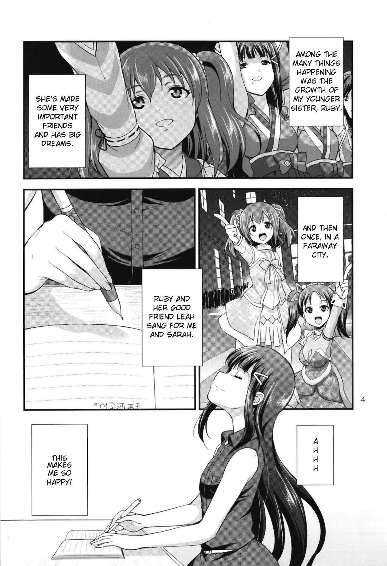 Love FUTAqours side-dia&ruby - Love live sunshine One - Page 4