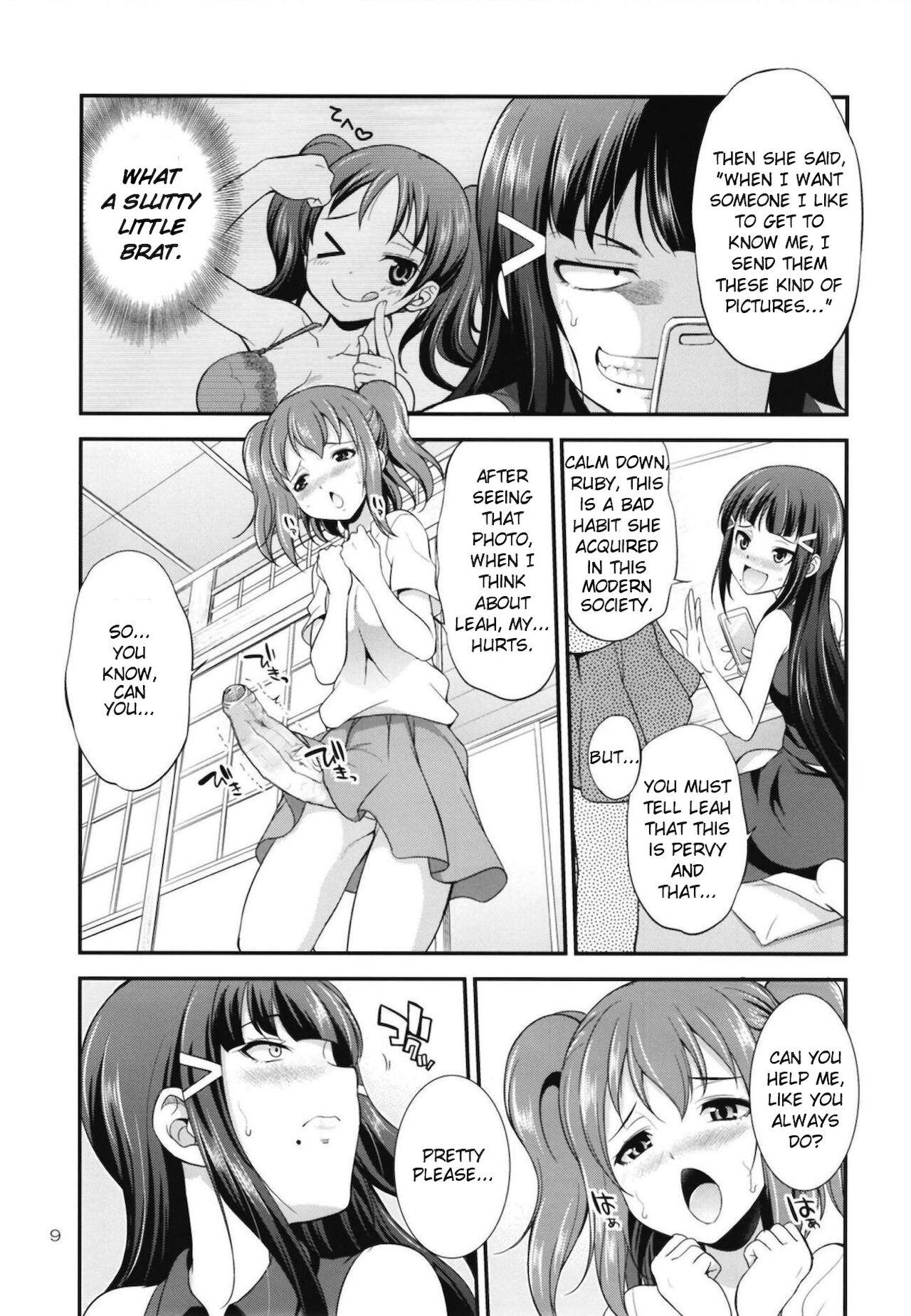 Bbc FUTAqours side-dia&ruby - Love live sunshine Str8 - Page 9