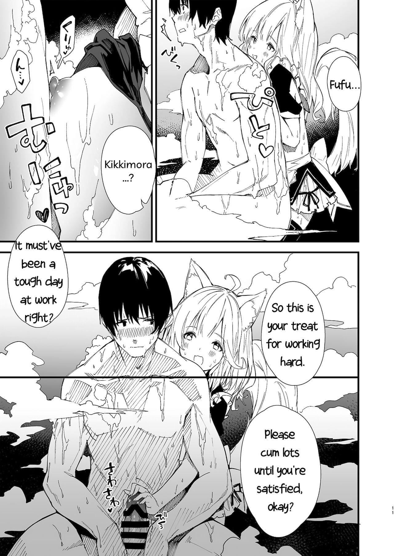 Foot Fetish Kemomimi Maid to Ichaicha suru Hon | A Book about making out with a Kemonomimi Maid - Original Chastity - Page 9