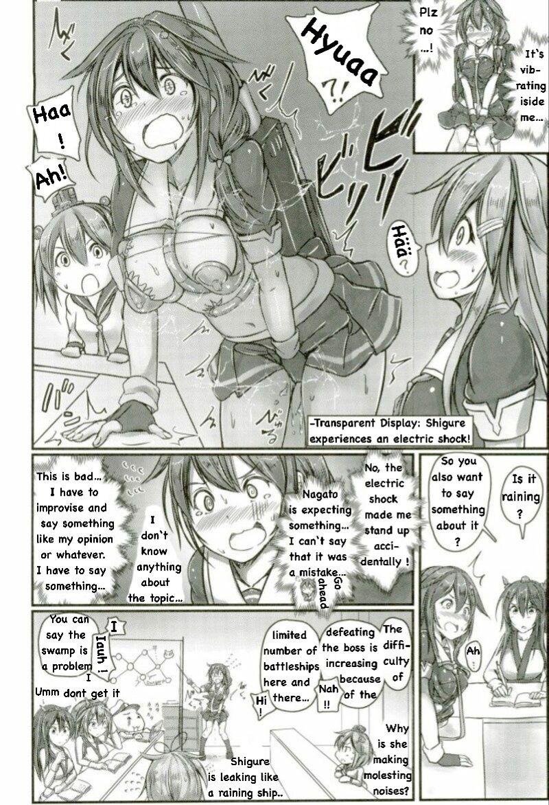 Grosso Kuchikukan Shigure Kyousei Zecchou Souchi Sono San - Kantai collection Masturbacion - Page 7