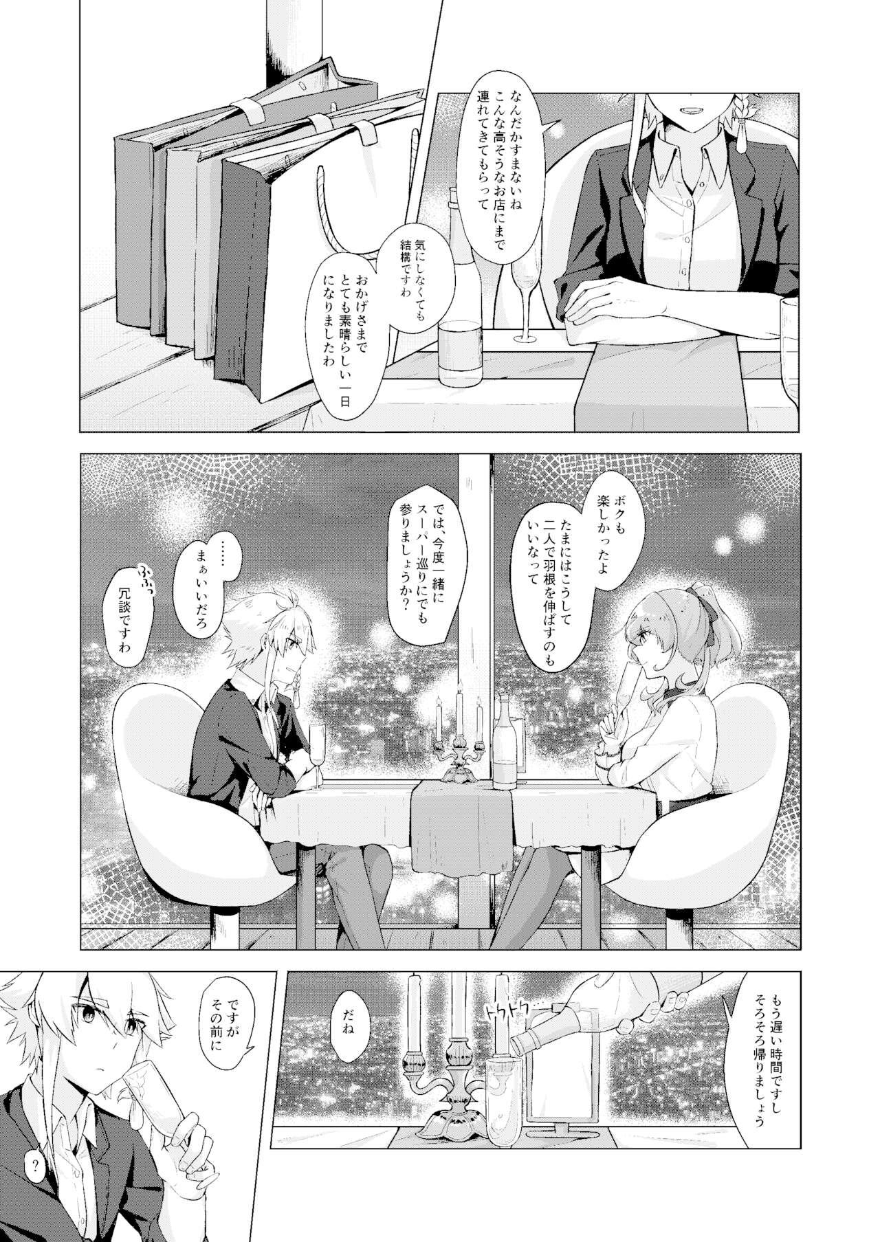 Spooning THE ELITE GUARDS' DAY OFF - Toji no miko Blond - Page 2