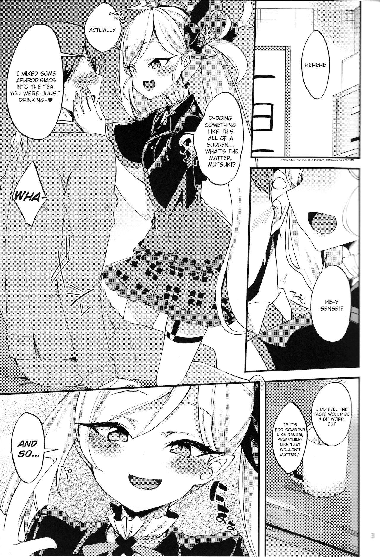 Bucetinha Mutsuki I.Ta.Zu.Ra One Day - Blue archive Gemidos - Page 3