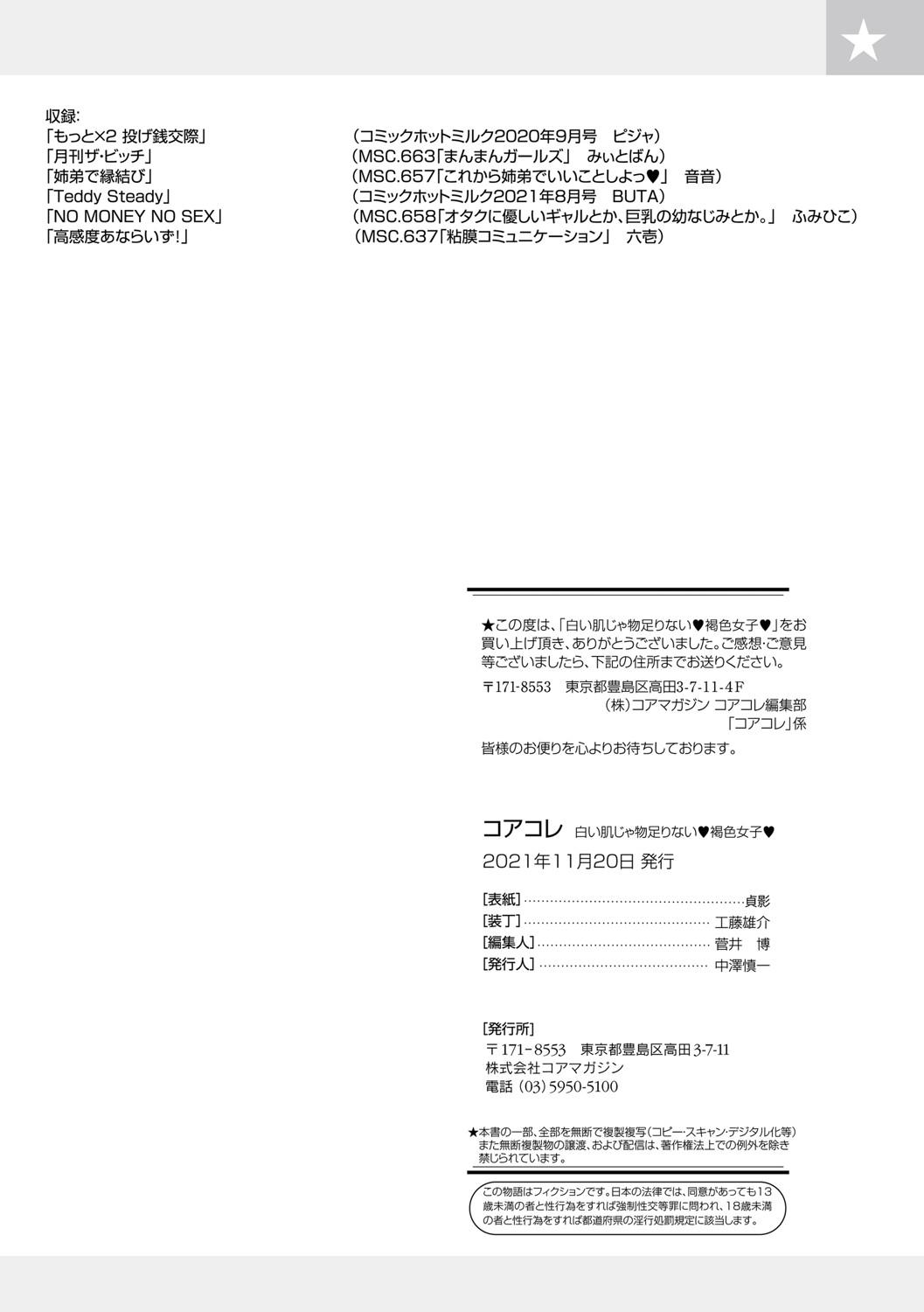 Core Colle Shiroi Hada Ja Monotarinai Kasshoku Joshi 143
