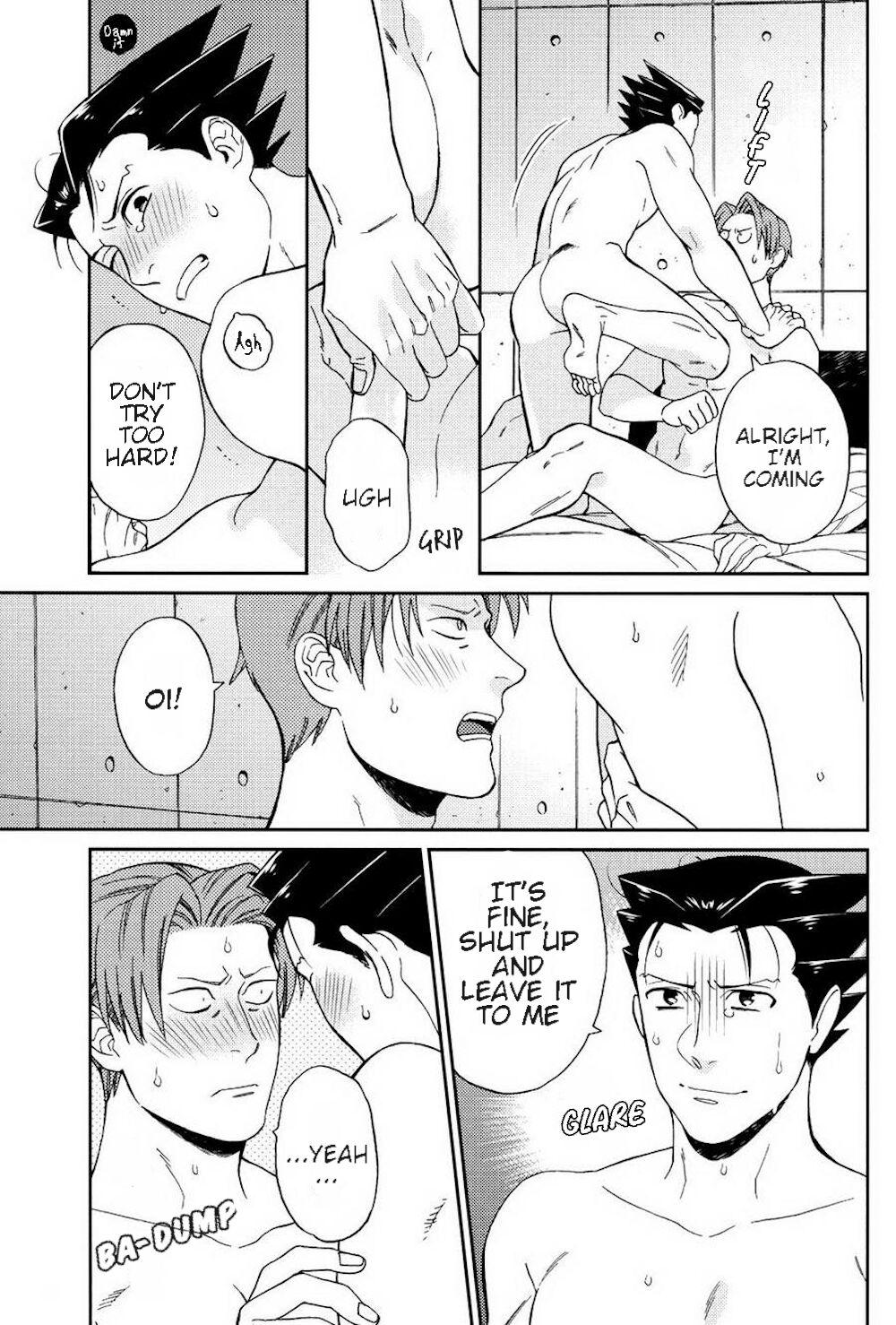Shower Kid who can do it if he tries, kid who can't - Ace attorney | gyakuten saiban Free Blow Job Porn - Page 10