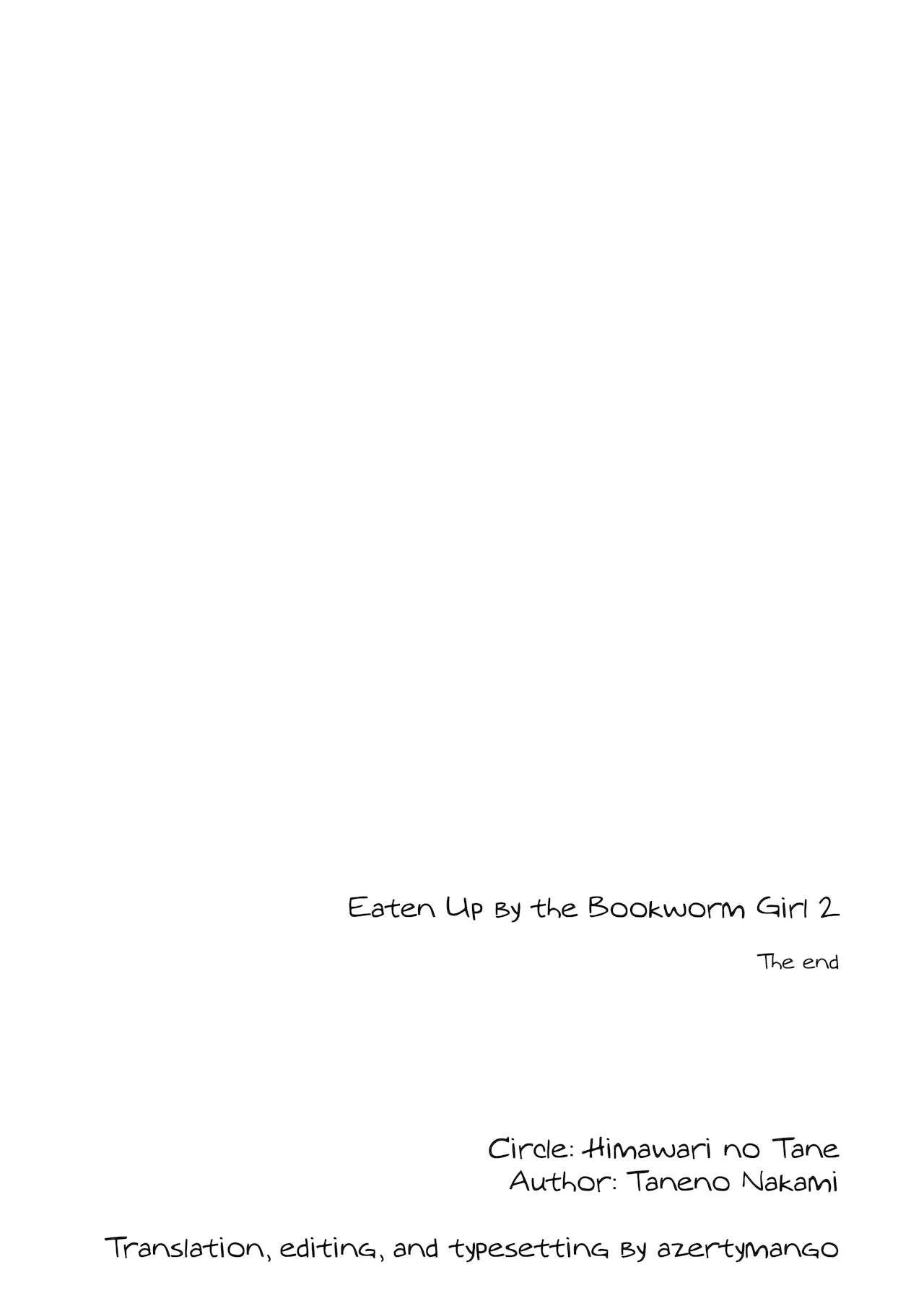 Bungaku Joshi ni Taberareru 2 | Eaten Up by the Bookworm Girl 2 94