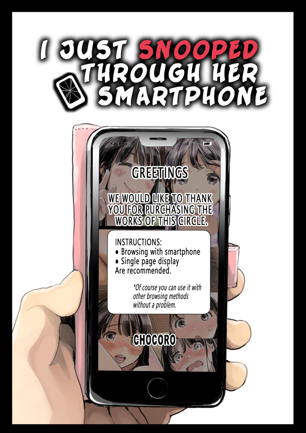 Shower Kanojo no SmaPho o Nozoita dake nano ni | I Just Snooped through Her Smartphone - Original Sextoys - Page 1
