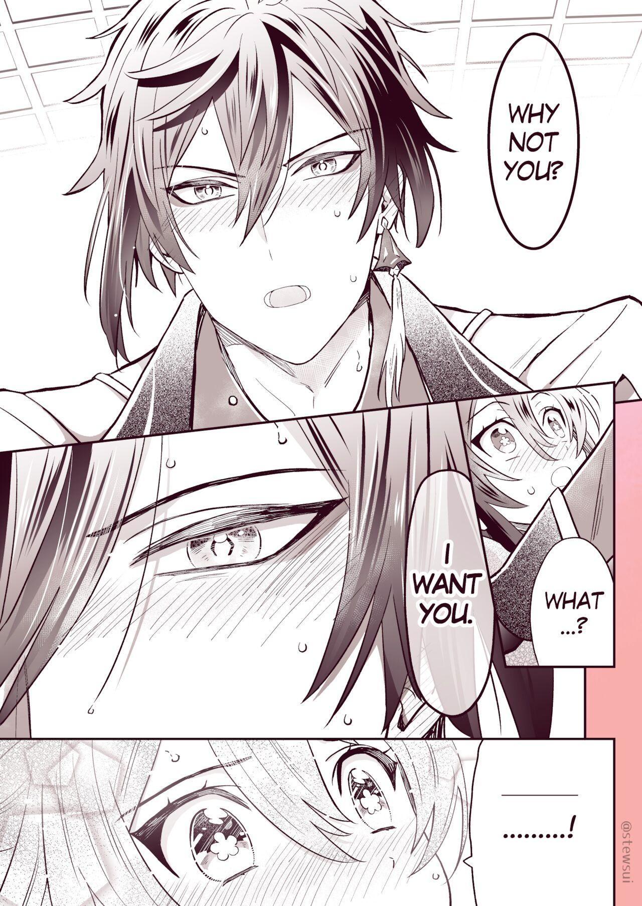 Squirt Zhongli x Hu Tao love story hentai doujinshi - Genshin impact Marido - Page 8