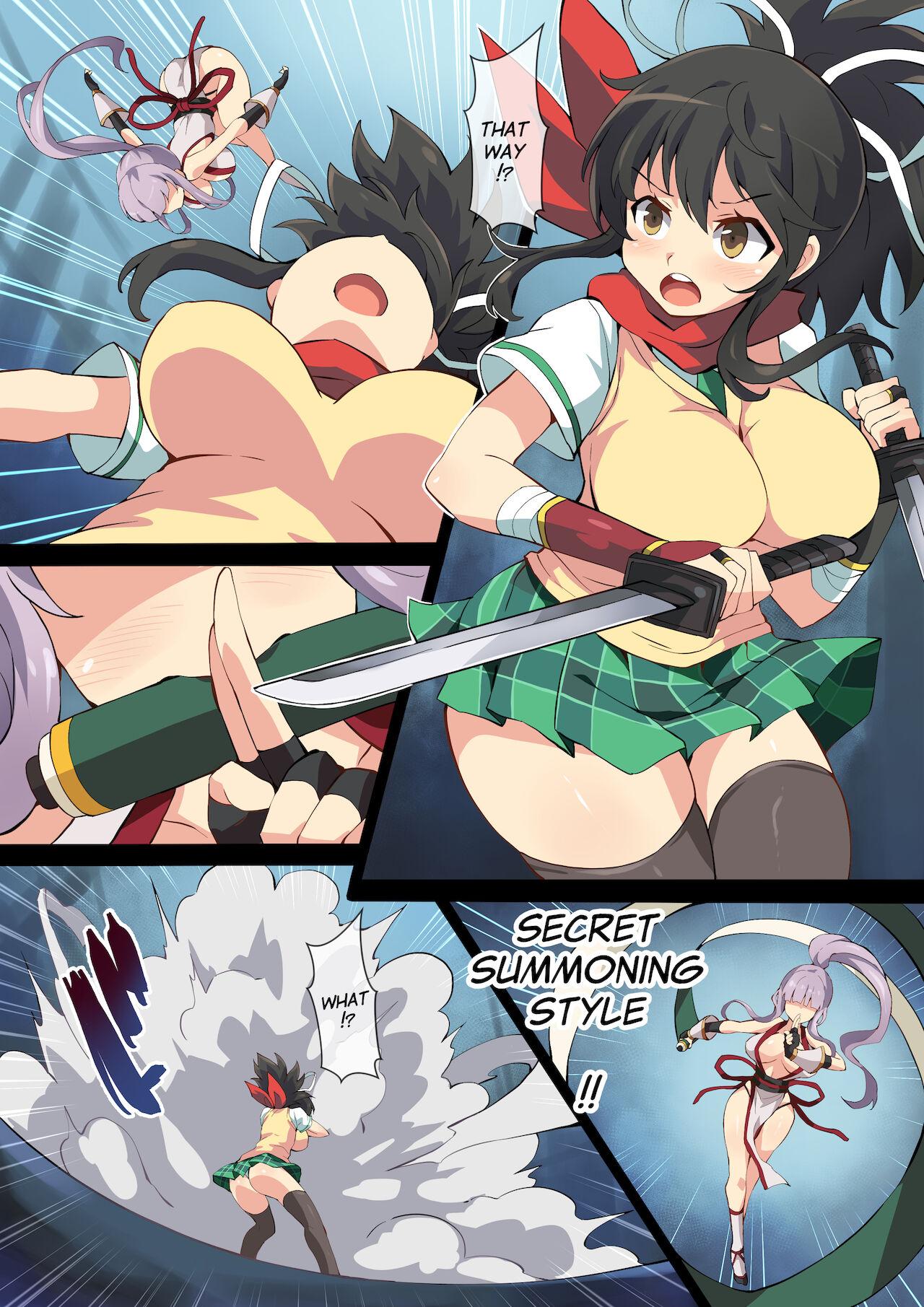 Gaypawn Hell of Swallowed - Senran kagura Titjob - Page 1