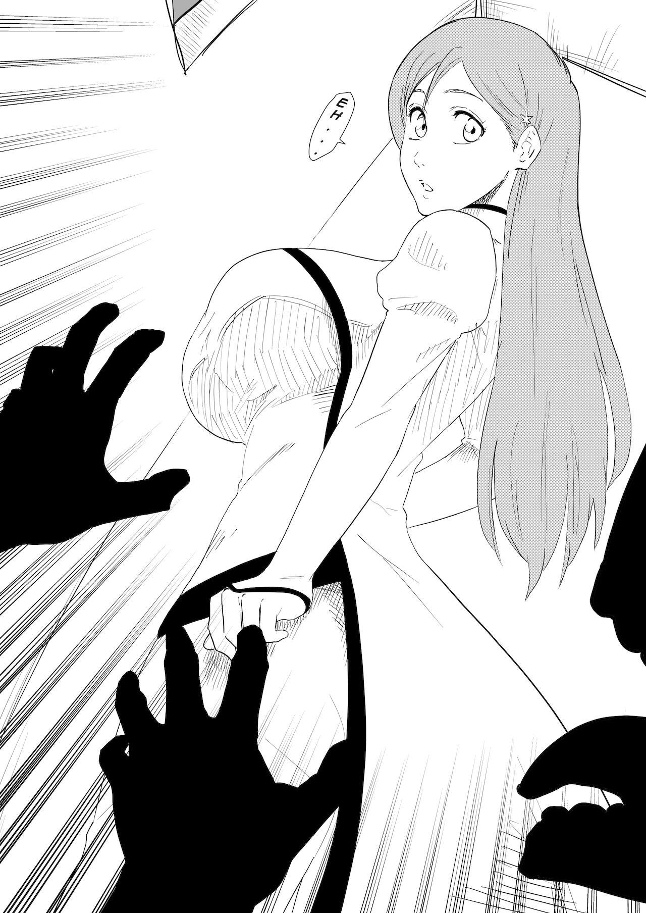 Orihime is attacked by goblin-like hollows 2
