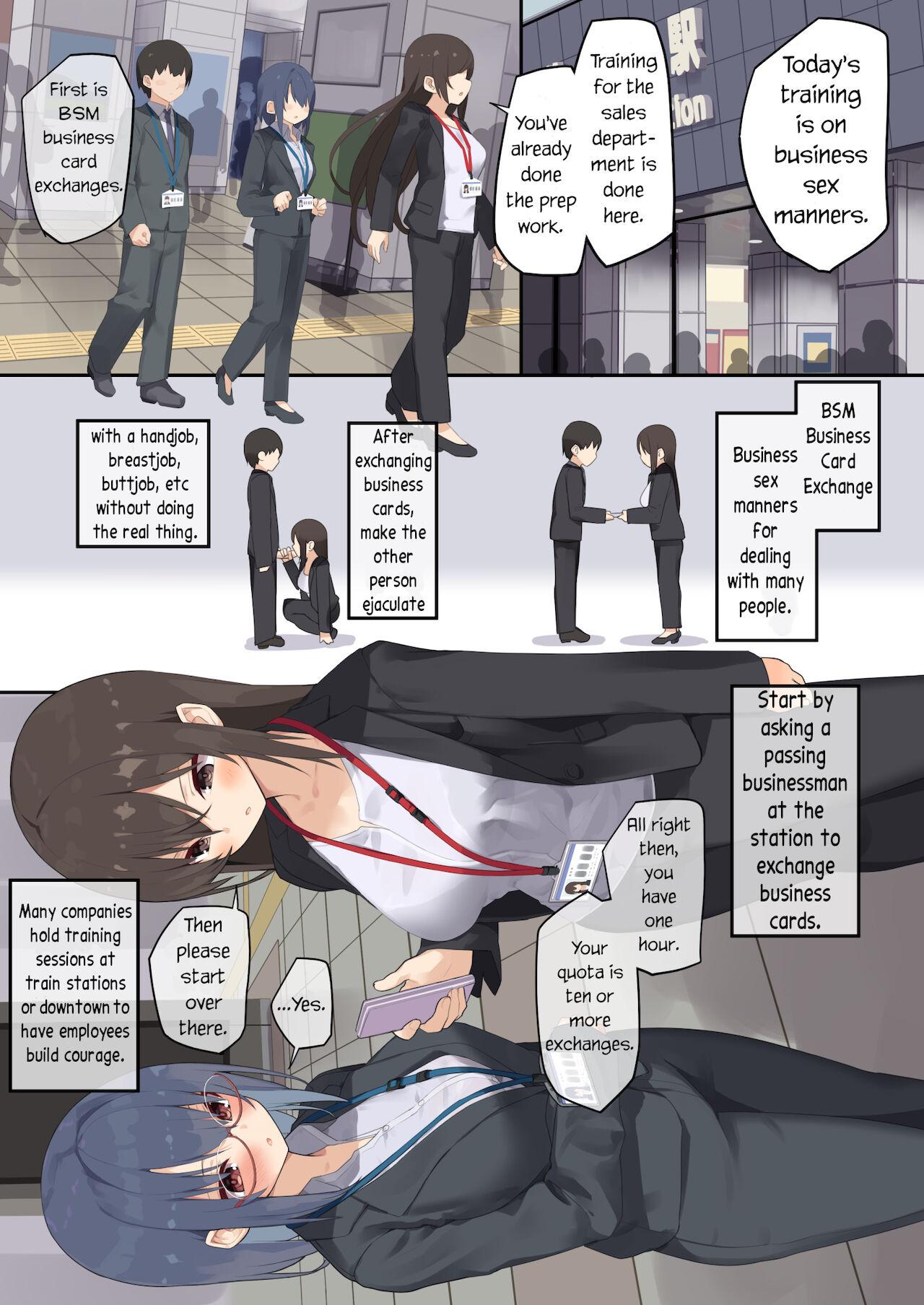 18yo Business Sex Manner Shinsotsu Hen | Business Sex Manners - Original Double - Page 8