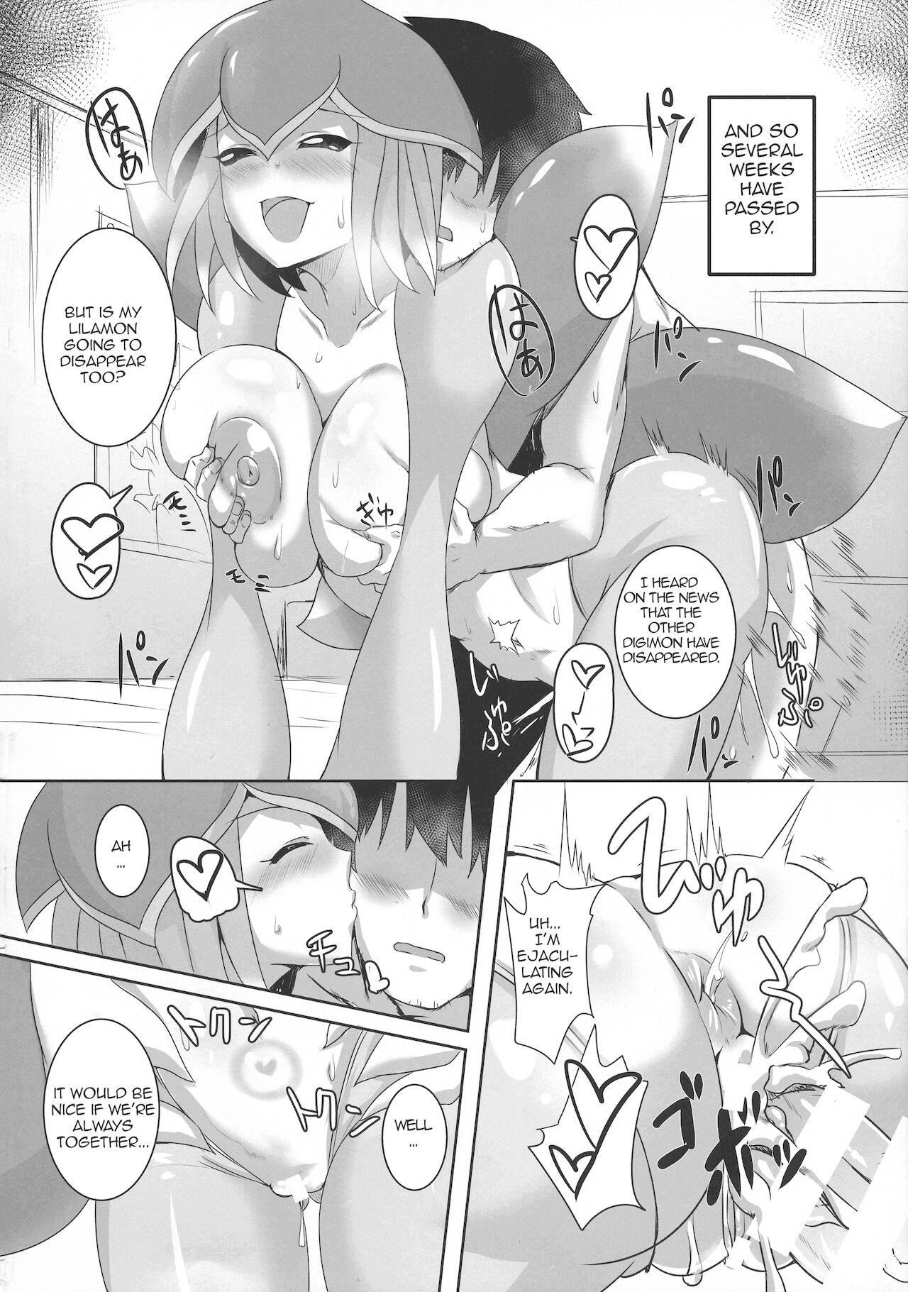 [Kirishima Ayu] Lovey-Dovey Sex Life with Lilamon (COMIC1☆12) [8cm (Various)] EVOLUTION! (Digimon) [English][Amoskandy] 9