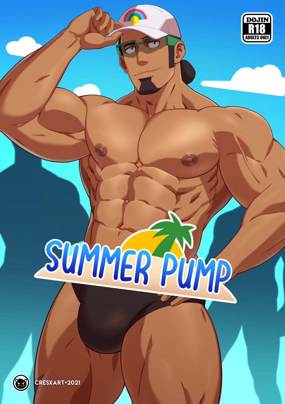 Cornudo PokeHunks Summer Pump - Pokemon | pocket monsters Gay Pov - Page 10
