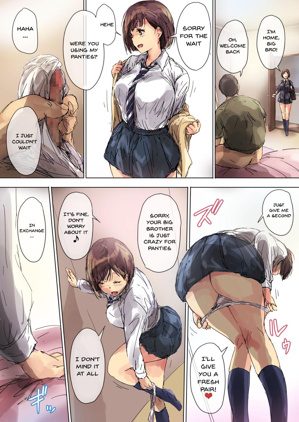 Namaiki Gyaru na Imouto wa Kimoota Anichin de Kousei Shimashita | A Cheeky Gyaru Schoolgirl Gets Reformed By Her Otaku Older Brother's Cock 33