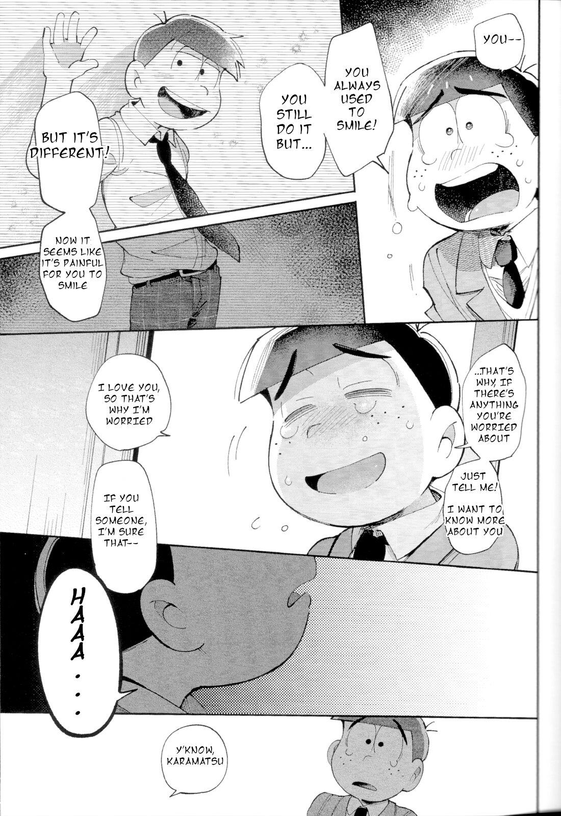 (Kahou wa Nete Matsu 22) [Momoiro-netsuduki (Kisaki Nana)] Blue Light Effect ni Miru Boku-tachi no Mirai wa, - Our future seen in blue light effects is, (Osomatsu-san) [English] 41