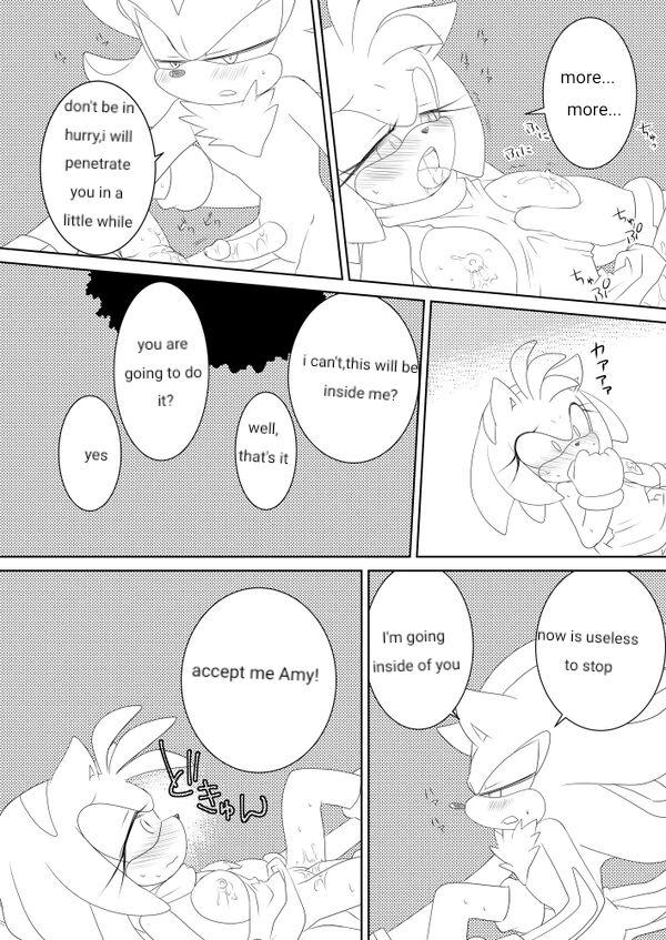 Chupada Amy Rose hentai comic Ass Licking - Page 9