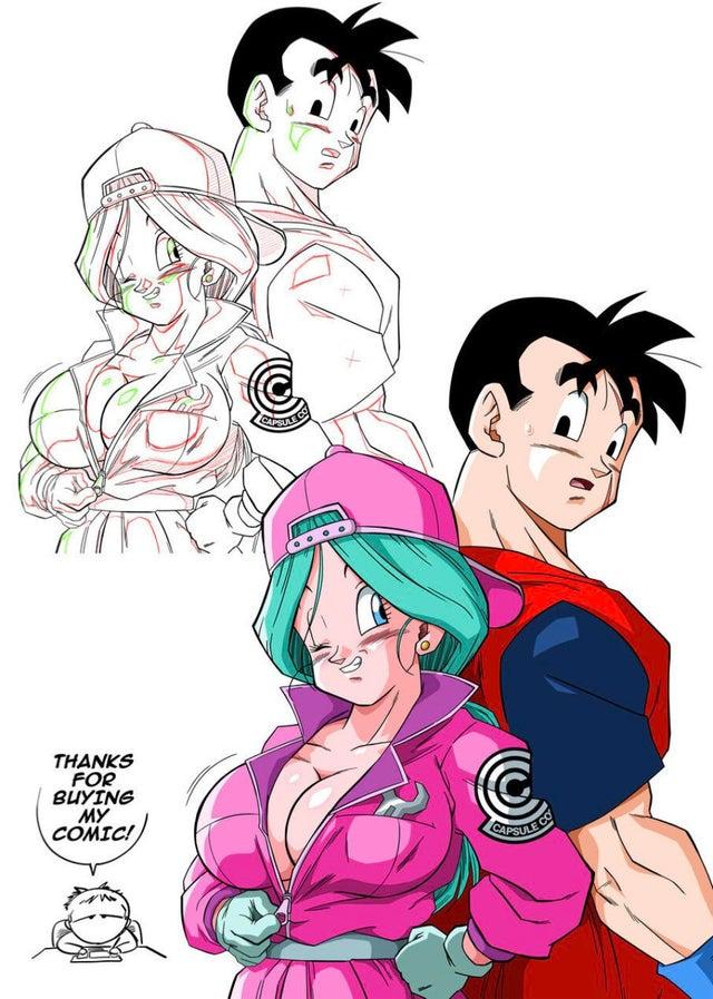 Rope Future Sex!! Gohan Bulma - Dragon ball z Guyonshemale - Page 17