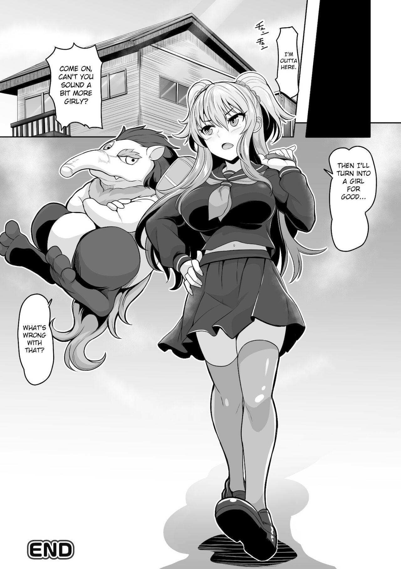 Horny Sluts Yumekawa! Baku to Majiwari Yume wo Haranda Nyotaika Yankee | After Messing with a Baku, a Delinquent Turned into a Girl in His Dreams Fit - Page 20