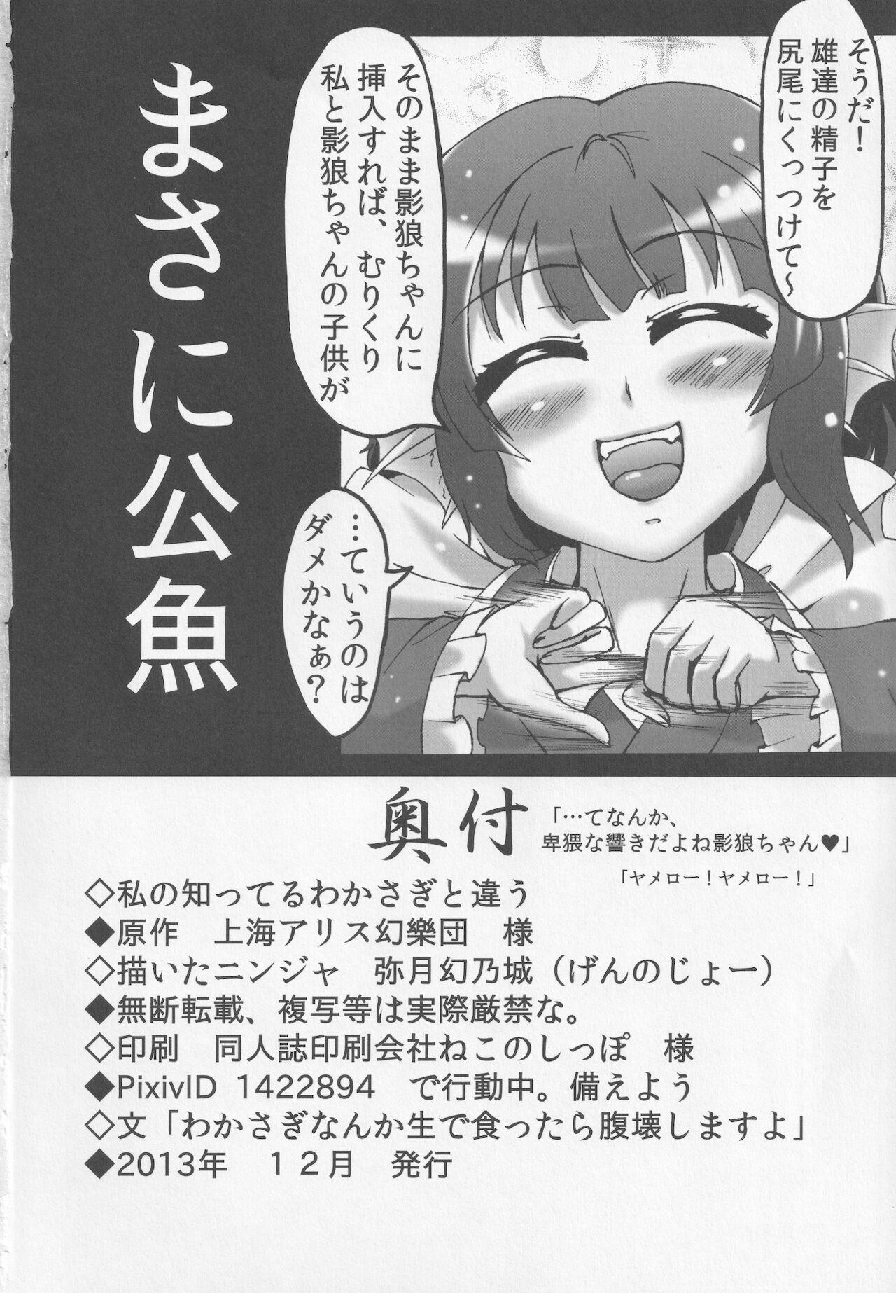 Big Dicks Watashi no Shitteru Wakasagi to Chigau - Touhou project Gloryholes - Page 25