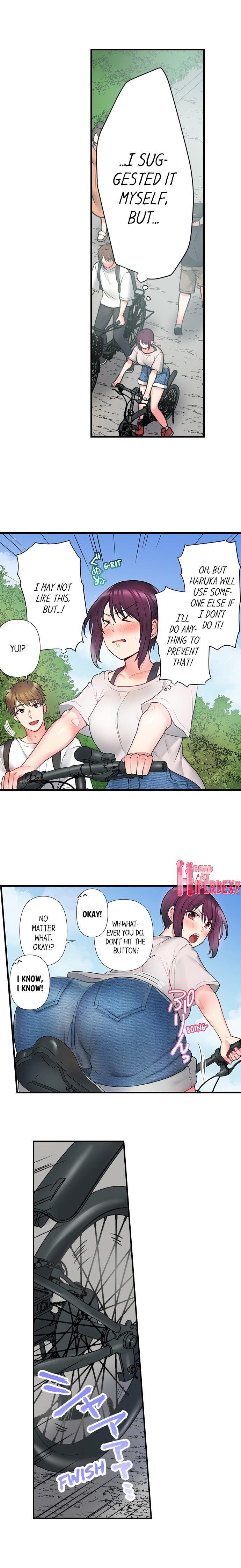 [Aono Akira] Bike Delivery Girl, Cumming To Your Door! | Jitensha Haitatsuin (※Rotor Souchakuchuu), Gaman Dekizu soto de Icchaimashita... [English] 66