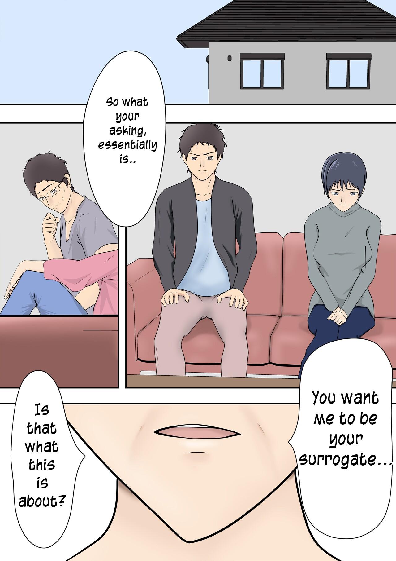 Gay Boy Porn Mi no Haha ni Dairi Shussan o Onegai shita Hanashi | The story of how I asked my mother to be our surrogate Public Sex - Page 2