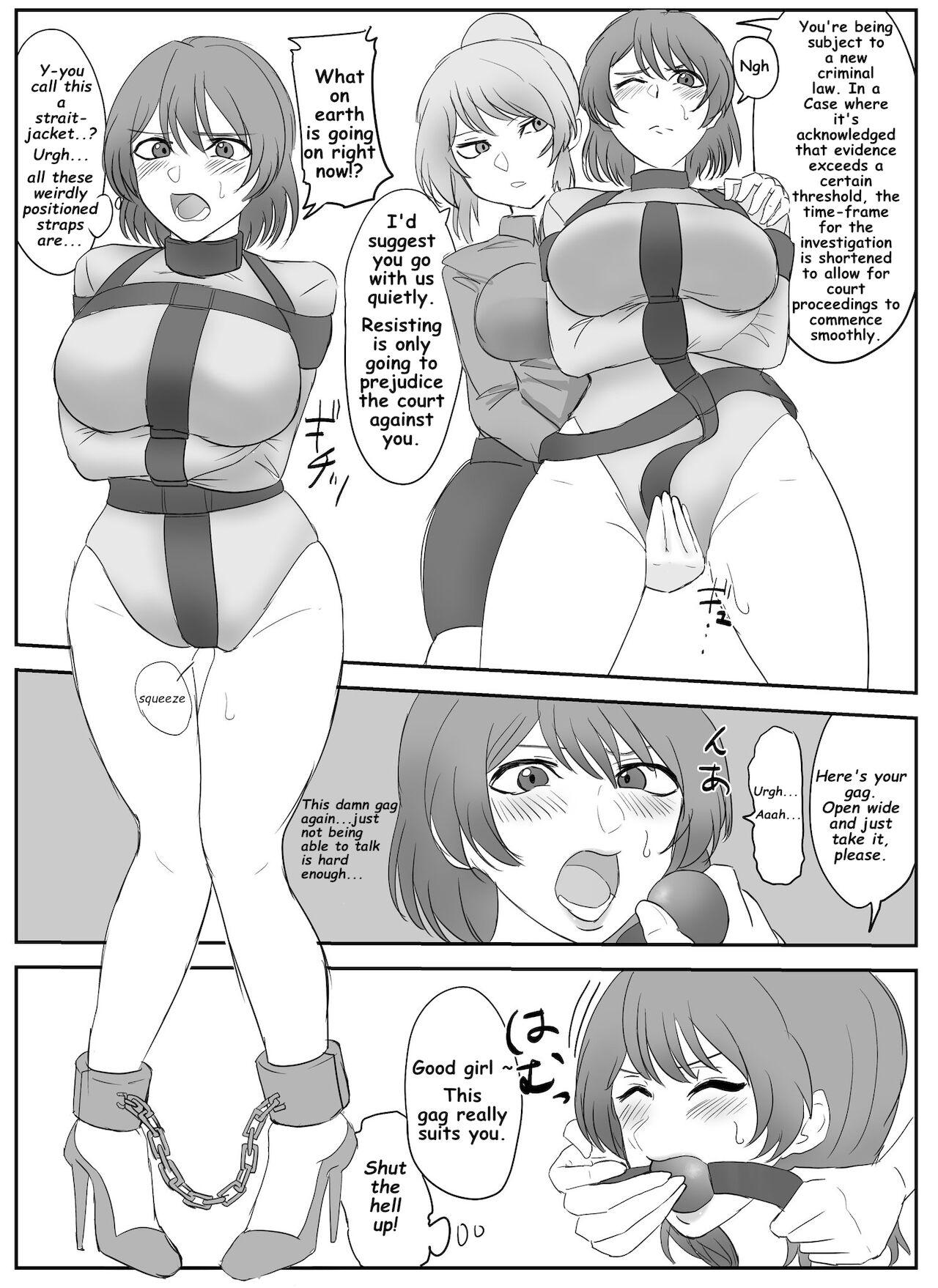 Gay Cumshots A young lady being arrested 1-8 - Original Tall - Page 9