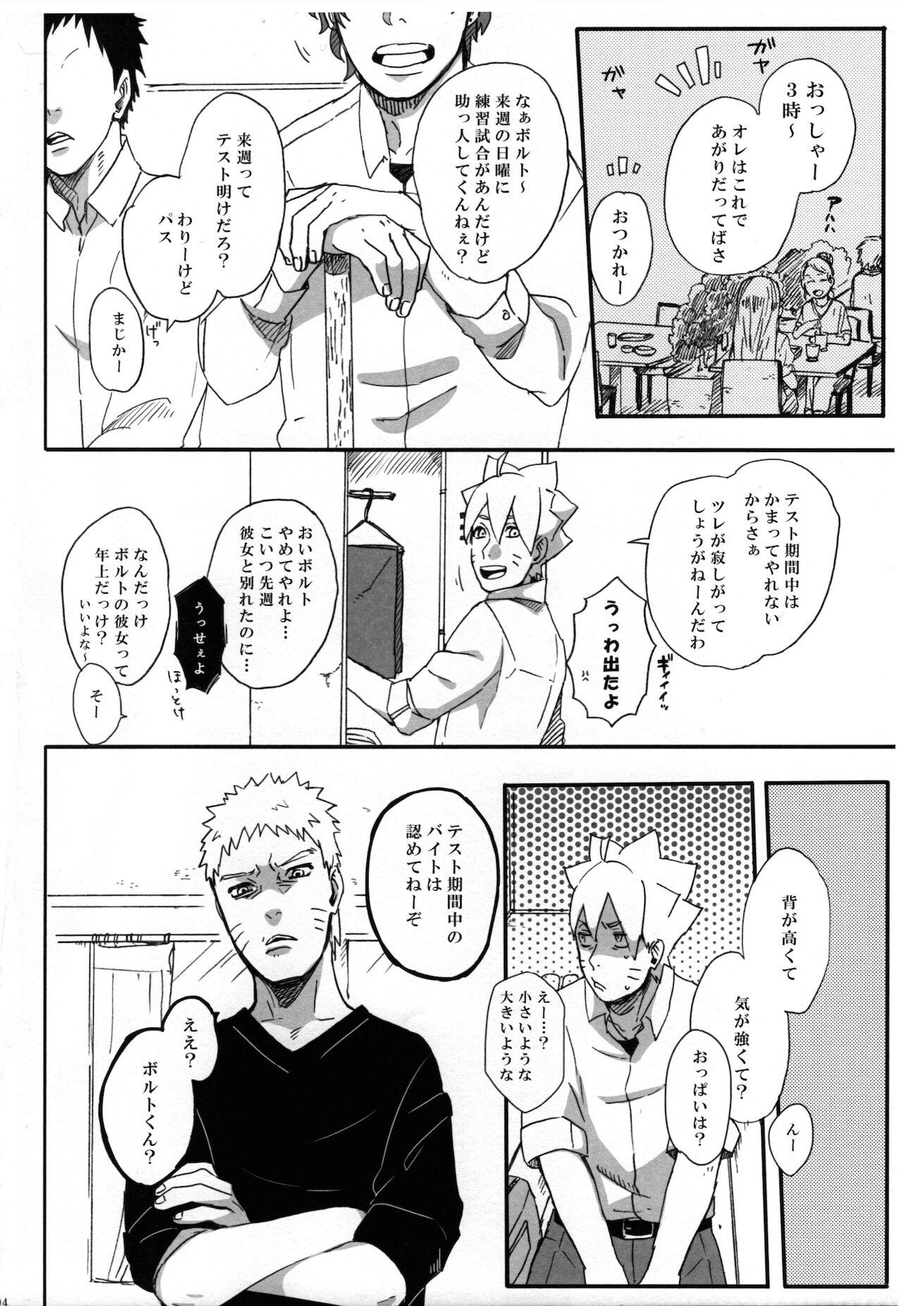 Abuse Getsuyou wa itsumo chikoku sunzen - Naruto Blackcocks - Page 3