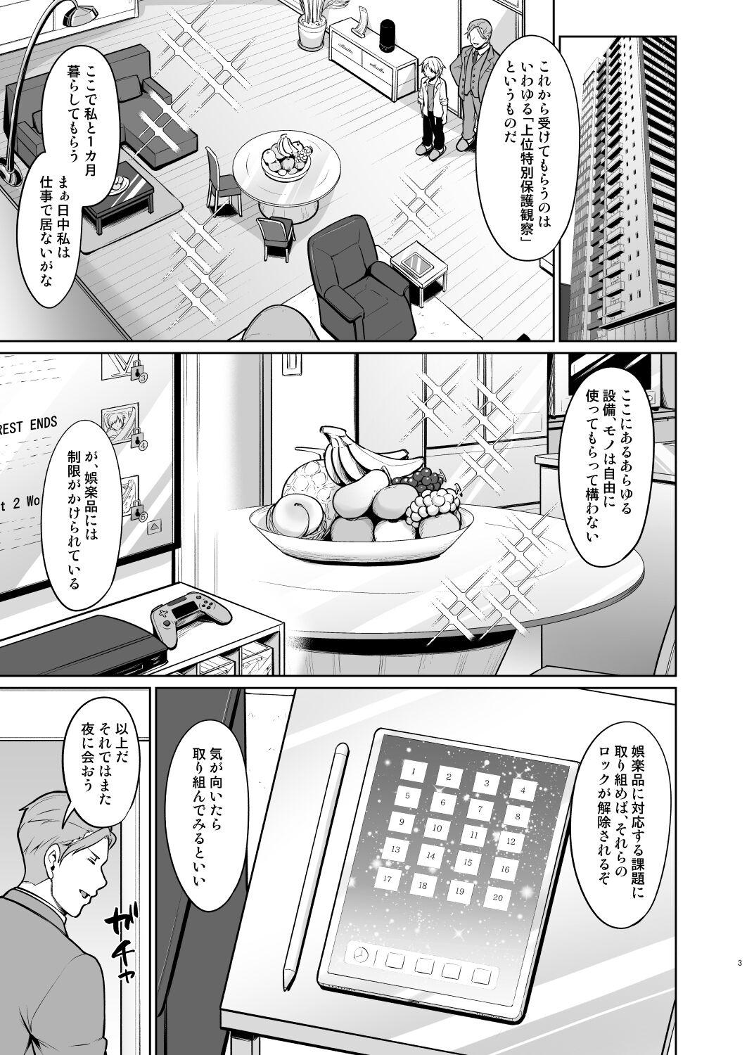 Perfect ヤンキー少年女装メス堕ち - Original Student - Page 4