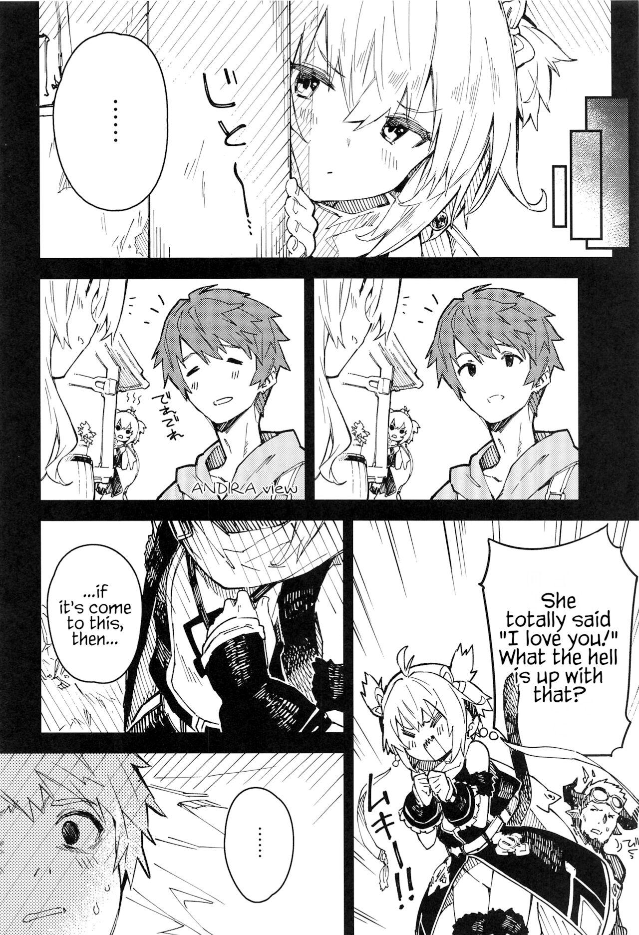 Best Blow Jobs Ever Andira-chan to Ichaicha suru Hon - Granblue fantasy Gape - Page 5