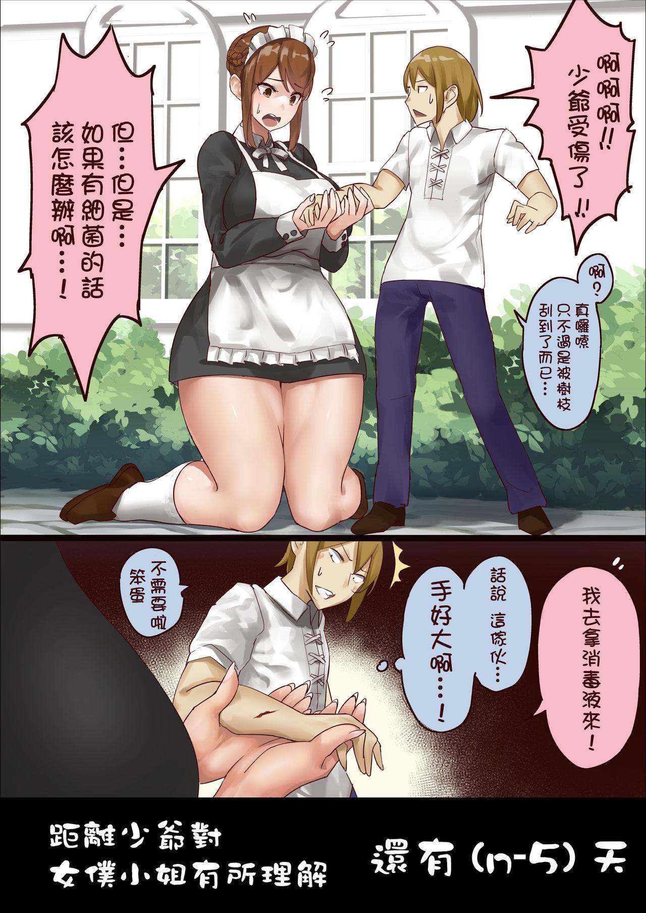 Maledom n-nichigo ni Wakaraserareru Bocchama | 距離少爺對女僕小姐有所理解還有n天 - Original Pussyfucking - Page 7