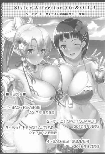 Pervert Sister Affection On&Off 3 SAO Soushuuhen Sword Art Online Cum Swallow 2
