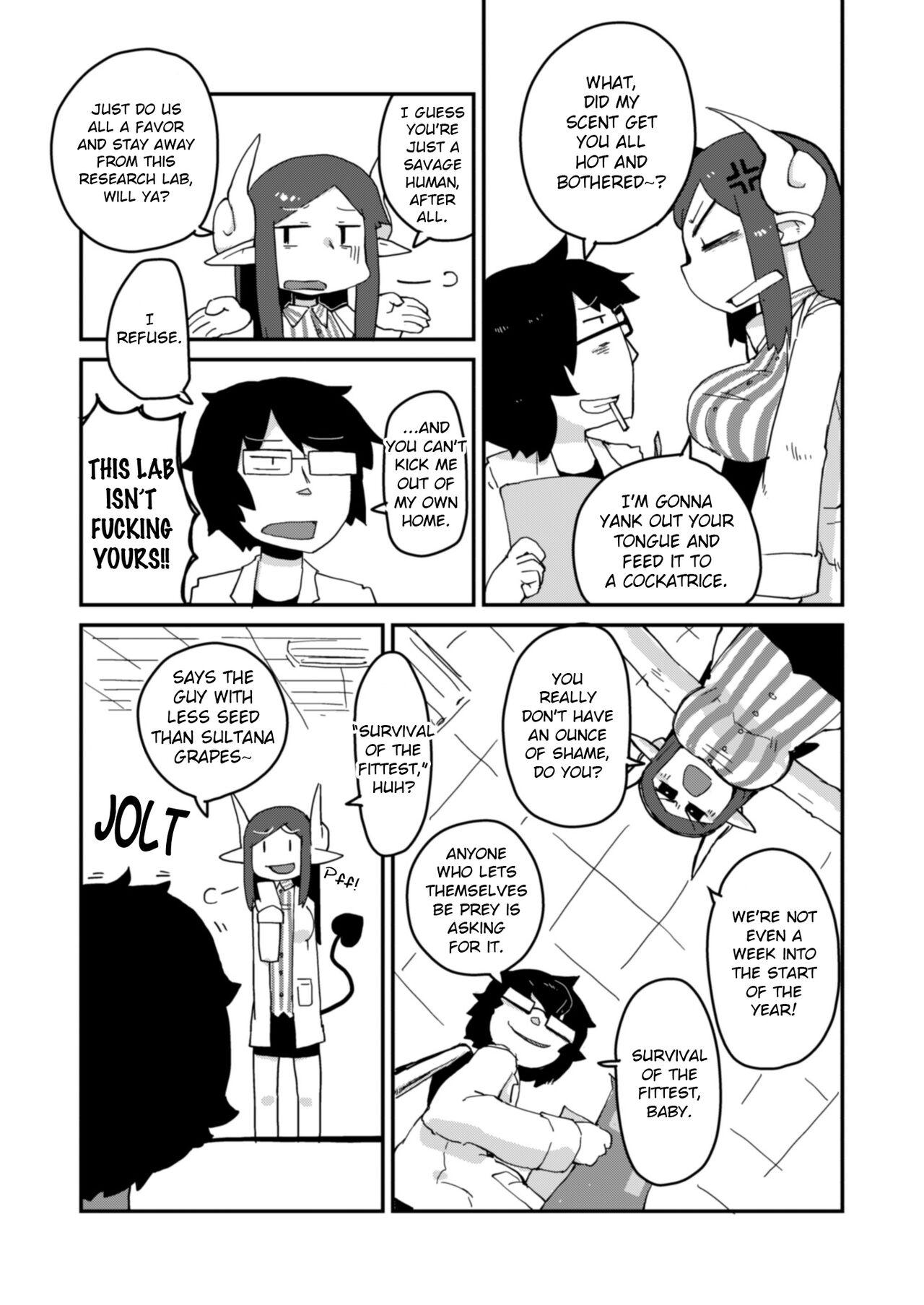 Scene [AstroQube. (masha)] Kouhai no Tangan-chan | Kouhai-chan the Mono-Eye Girl [English] [Digital] - Original Blowjob - Page 12