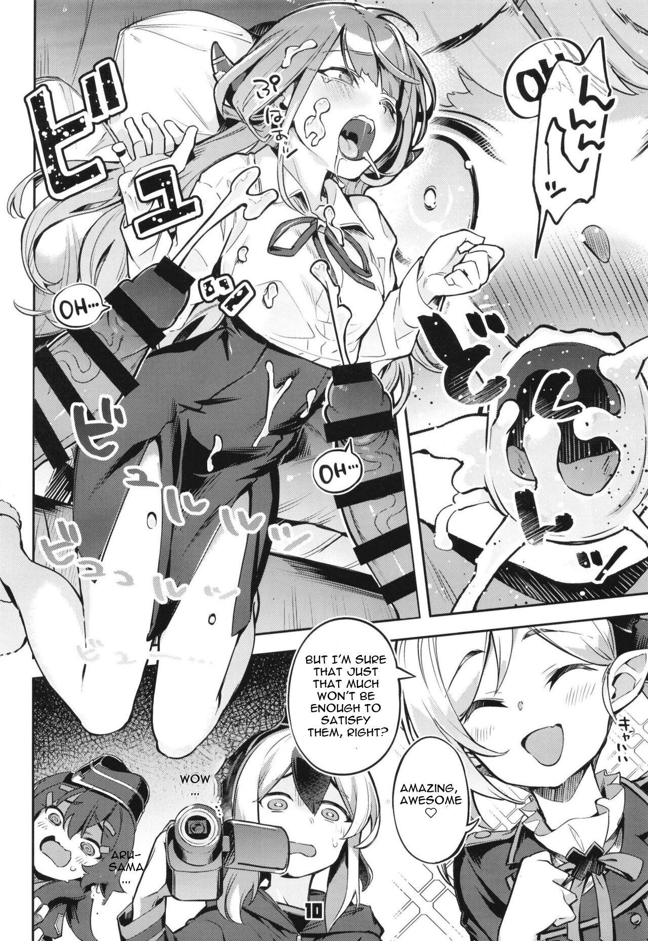 Oral [Zombie to Yukaina Nakamatachi (Super Zombie)] Okane ga Nakunatta Aru-chan wa Kizuitara Kukkyou na Otoko-tachi ni Kakomareteita Ken. | Aru-chan ran out of money and before she noticed, she was surrounded by burly men (Blue Archive) [English] [Di - Page 9