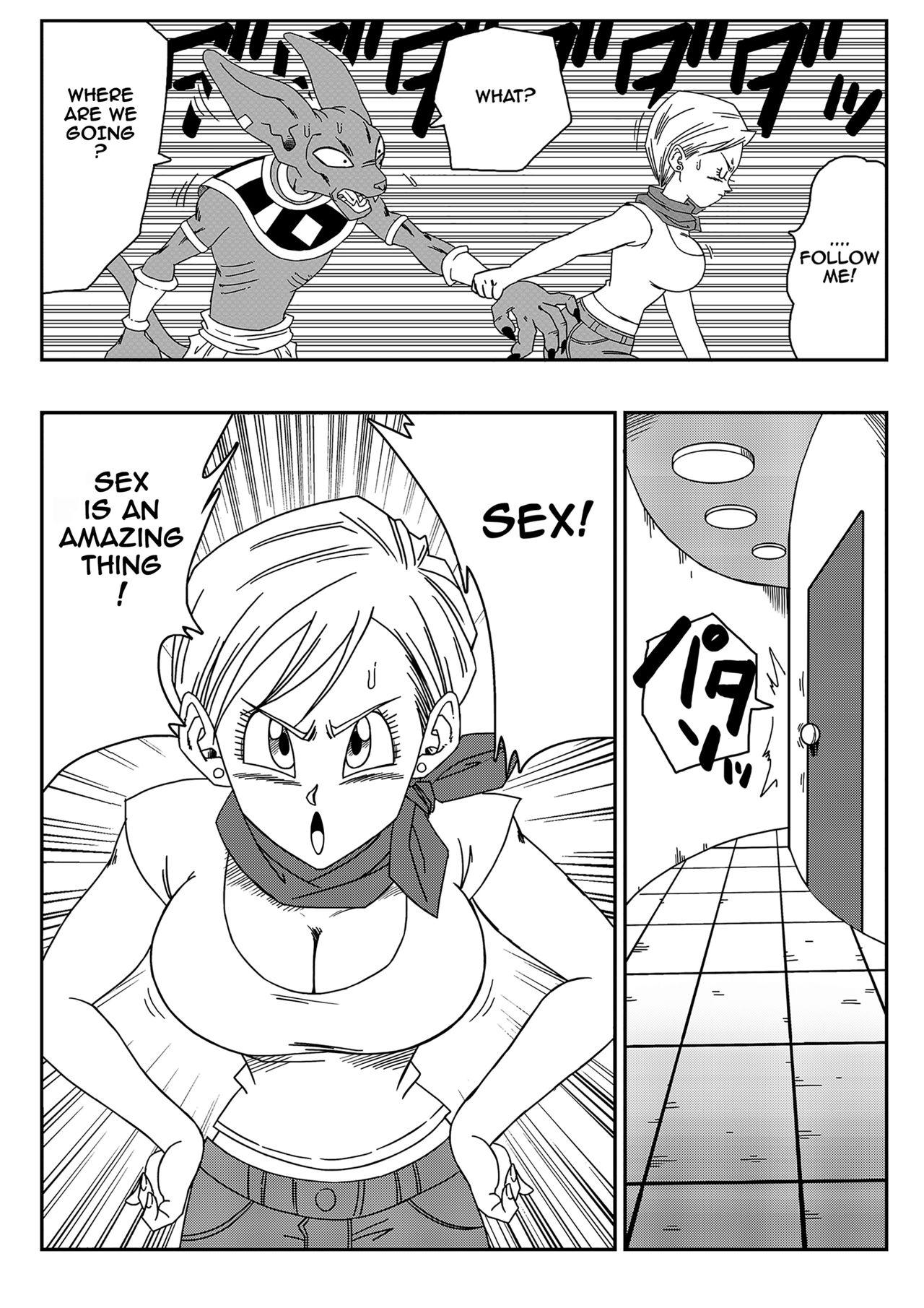 Transsexual Bulma Saves The Earth! - Dragon ball Pussy Orgasm - Page 4