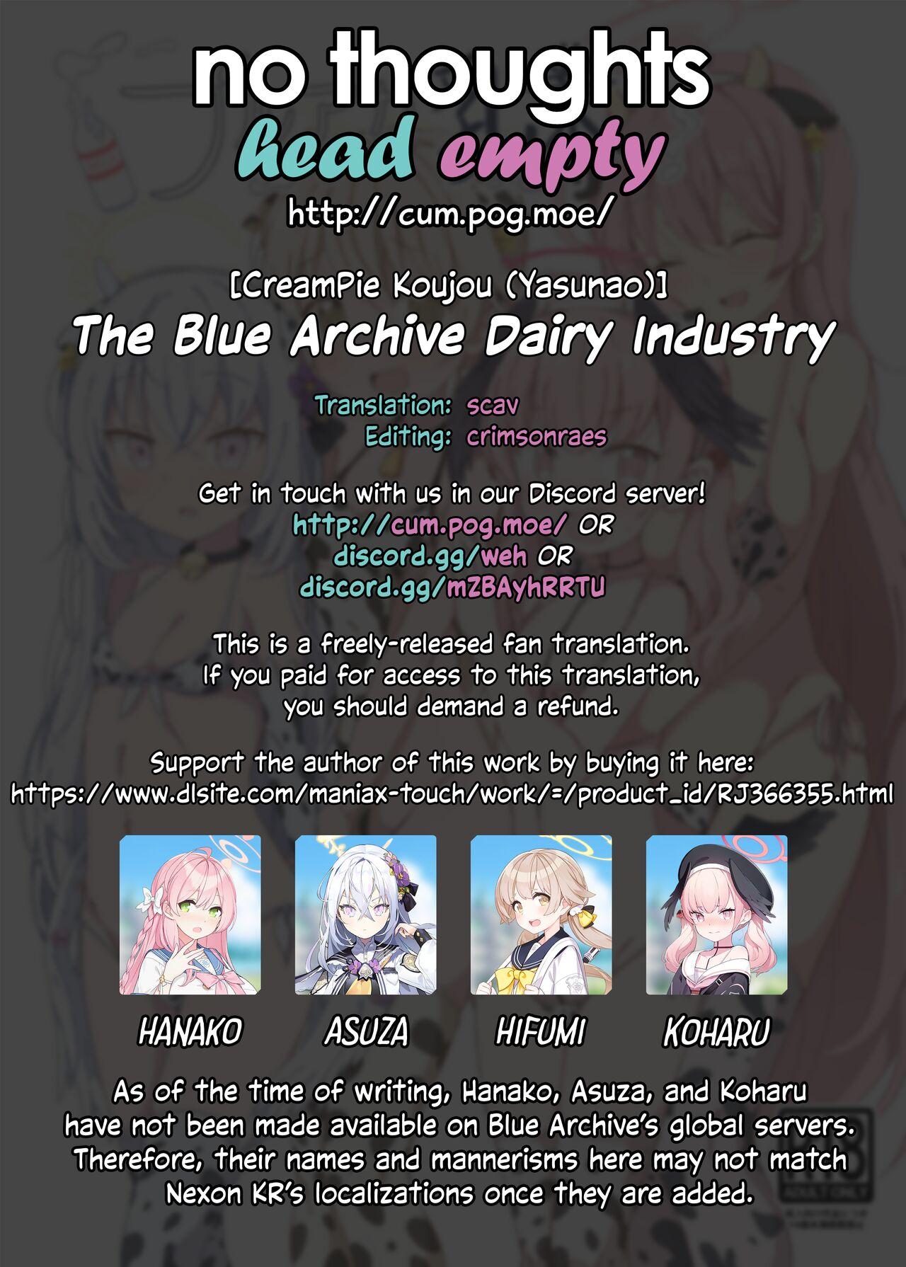 Spa BlueAka Nyuugyou | The Blue Archive Dairy Industry - Blue archive Sub - Page 19