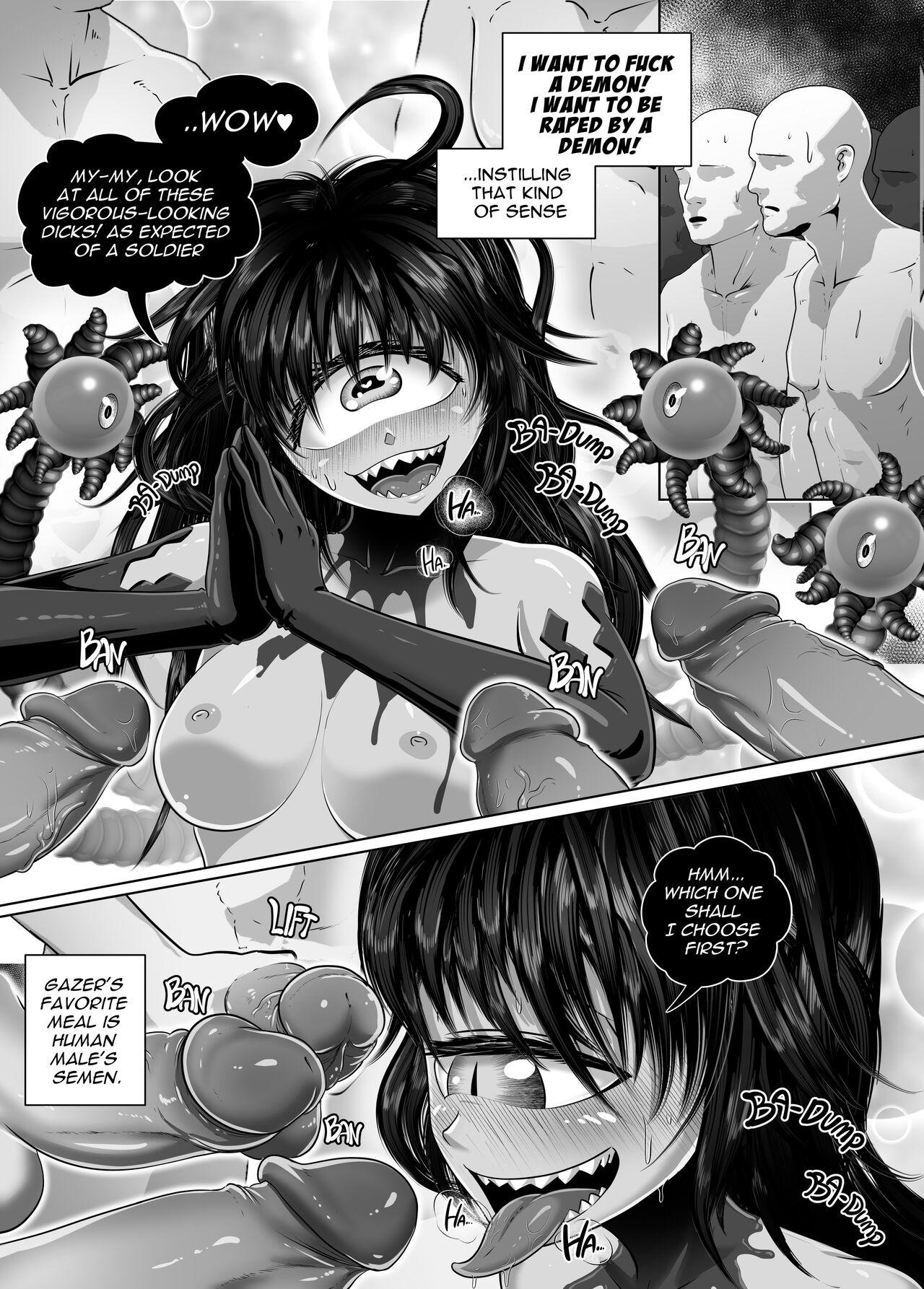 Shaven The Gazer - Mamono musume zukan | monster girl encyclopedia Peludo - Page 6