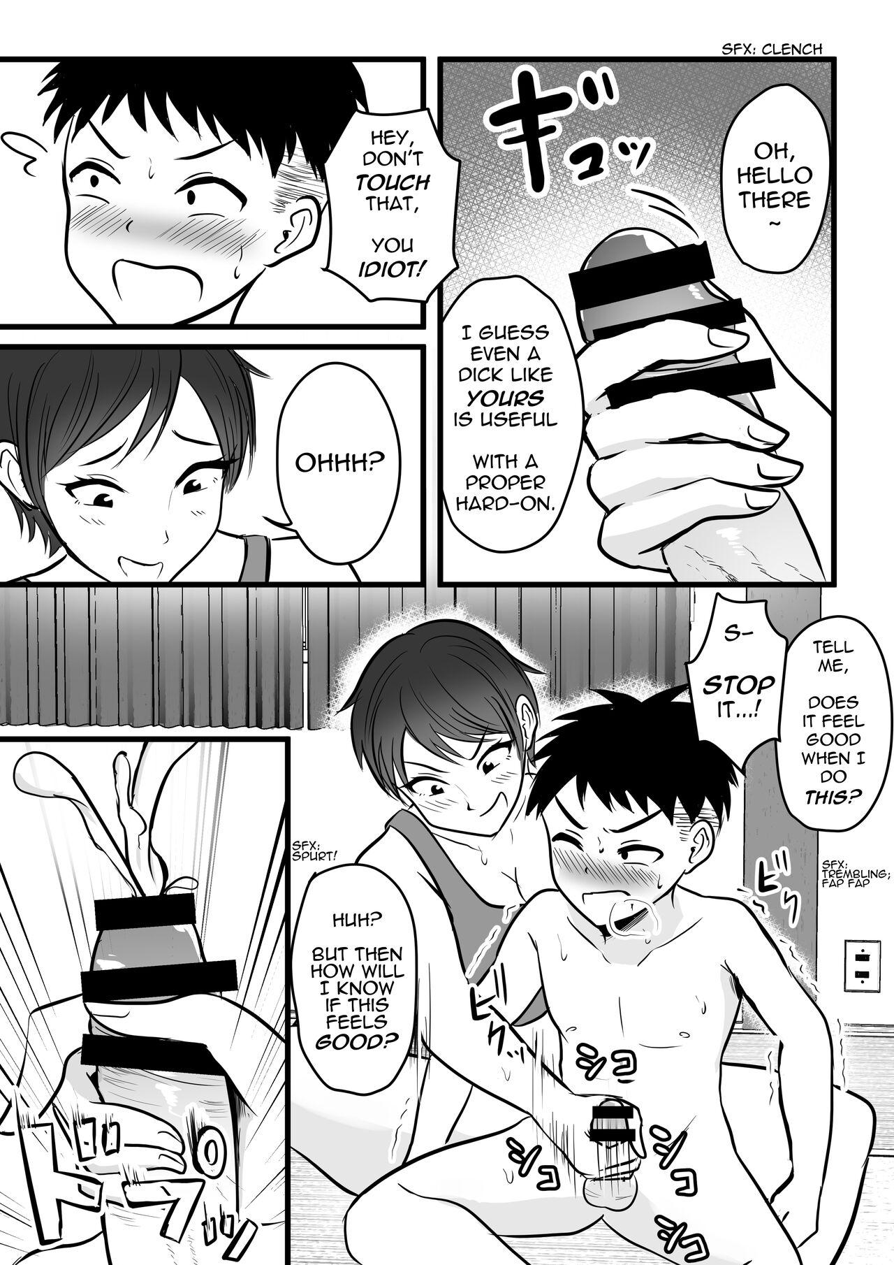Exposed Boisshu no Ane ni Renshudai to Shite Shibora reta | This Tomboy Sister Squeezes Me In for a Practice Session - Original Cunt - Page 7