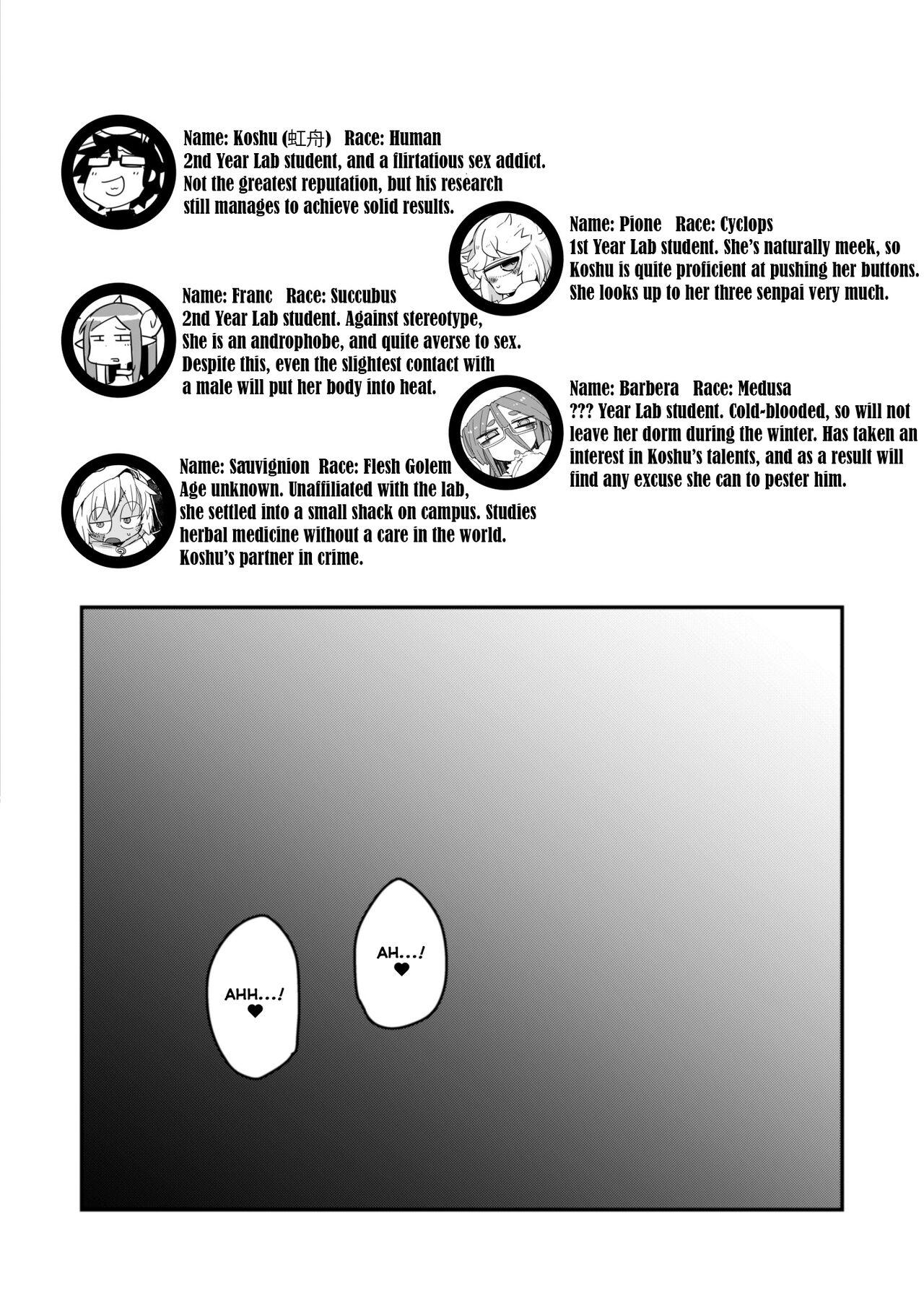 Trans [AstroQube (masha)] Kouhai no Tangan-chan #3 | Kouhai-chan the Mono-Eye Girl #3 [English] [Digital] - Original Lezdom - Page 3