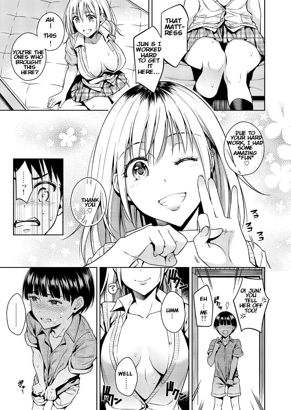 Jerking Bokura no Himitsu Kichi - One girl and two boys in their secret base - Original Teenpussy - Page 8