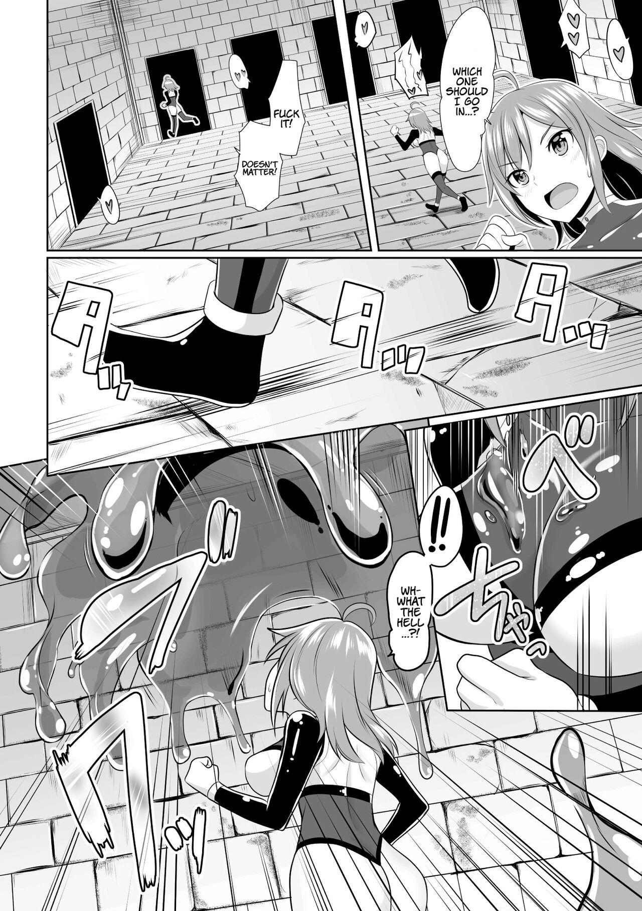 Cum On Tits 2D Comic Magazine Mesu Ochi! TS Ero Trap Dungeon Vol. 2 Kiss - Page 8