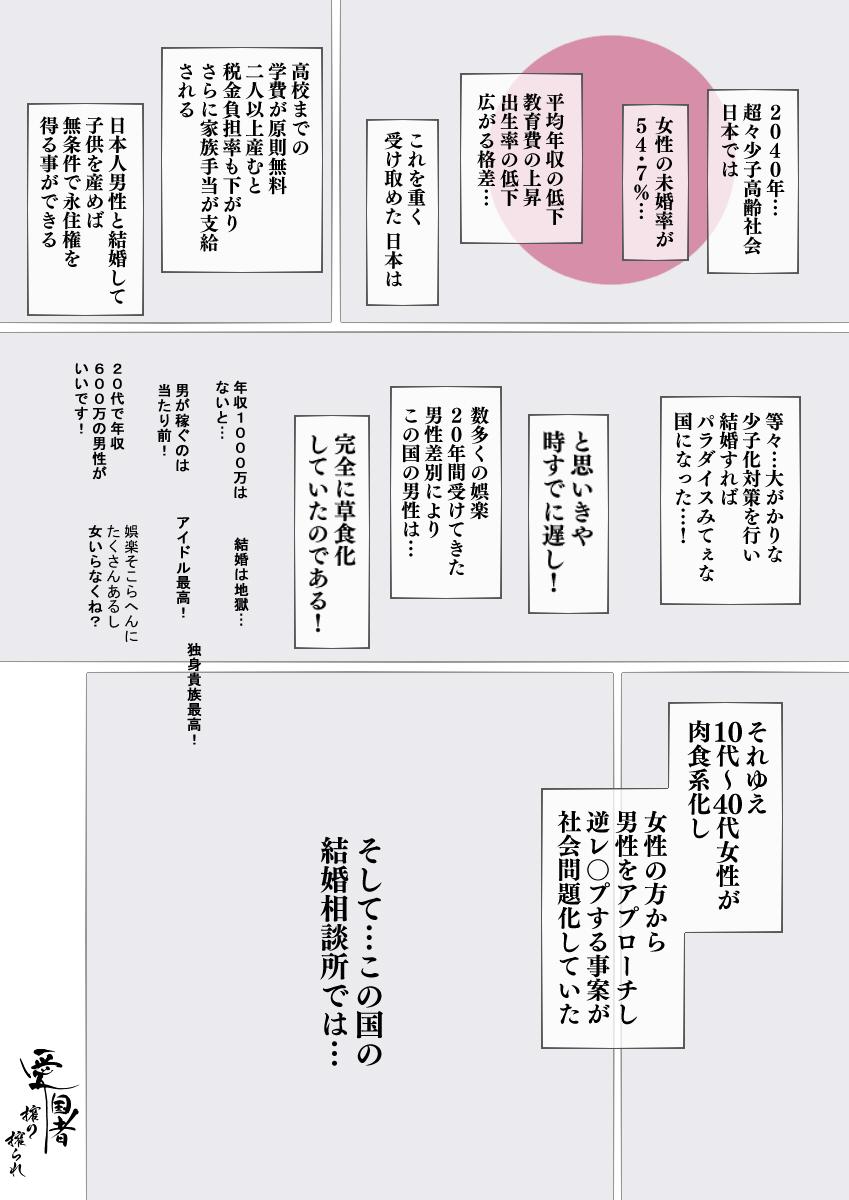 Sexo 昨日、結婚相談所で出会った女の子に逆レ〇プされた Hardcore Sex - Page 3