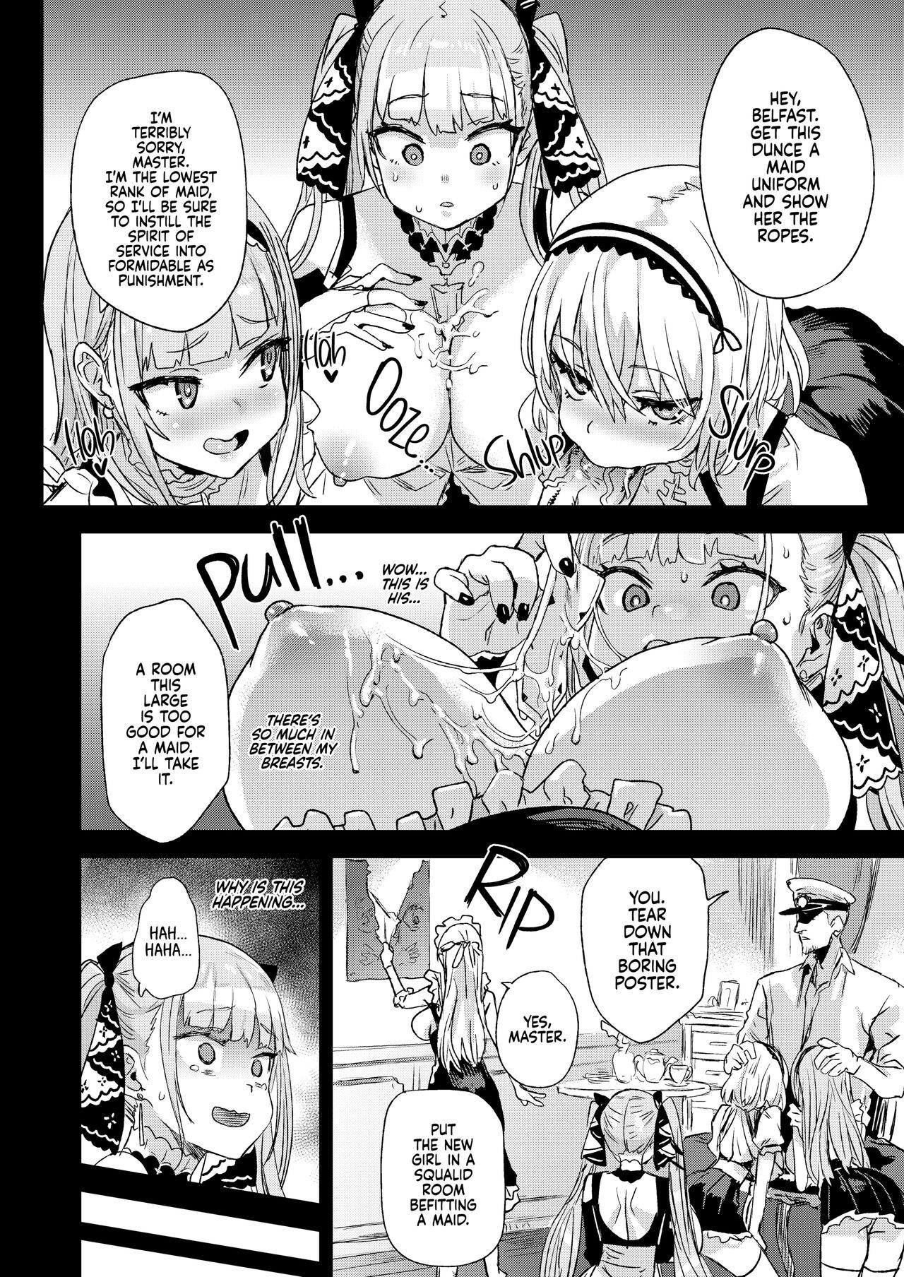 Hot Milf Lady, Maid ni Datsu | Lady, Fallen Maid - Azur lane Big - Page 7