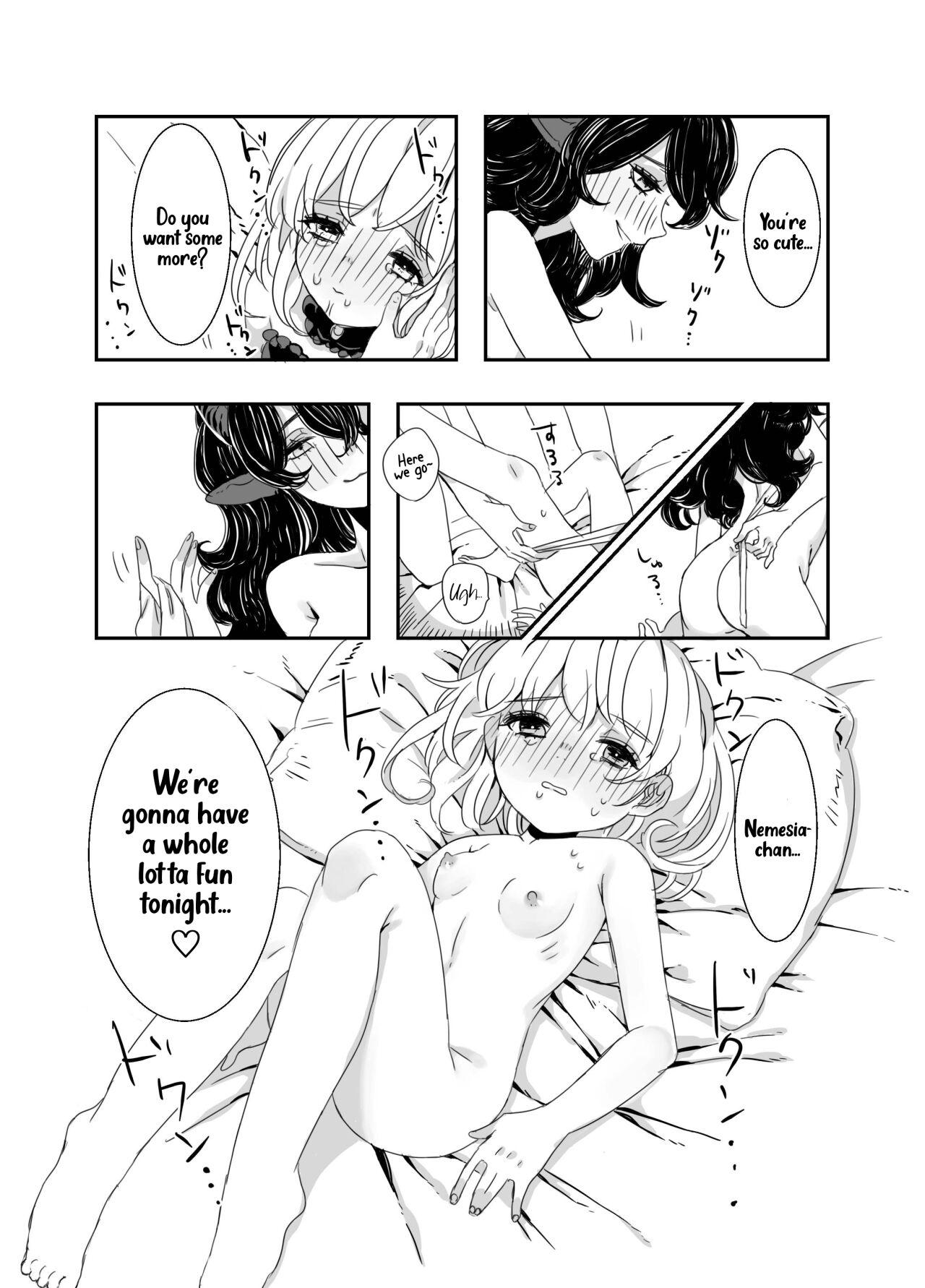 [Iwashimizuni] Futanari Onee-san to Onnanoko ga 1&2 | The Futanari Onee-san and the Young Girl's Naughty Story 1&2 [English] 12