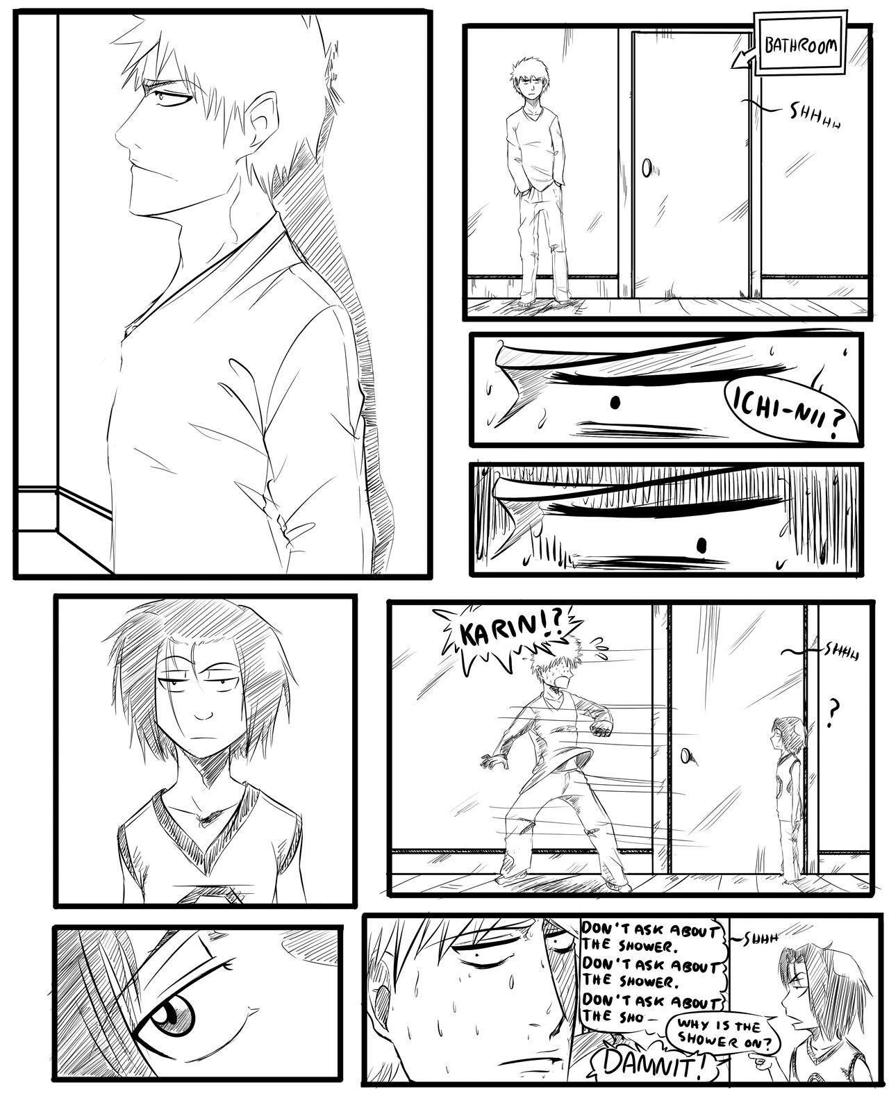 Cam Sex [ HollowHowl]Shower Trouble[][bleach) - Bleach Sislovesme - Page 1