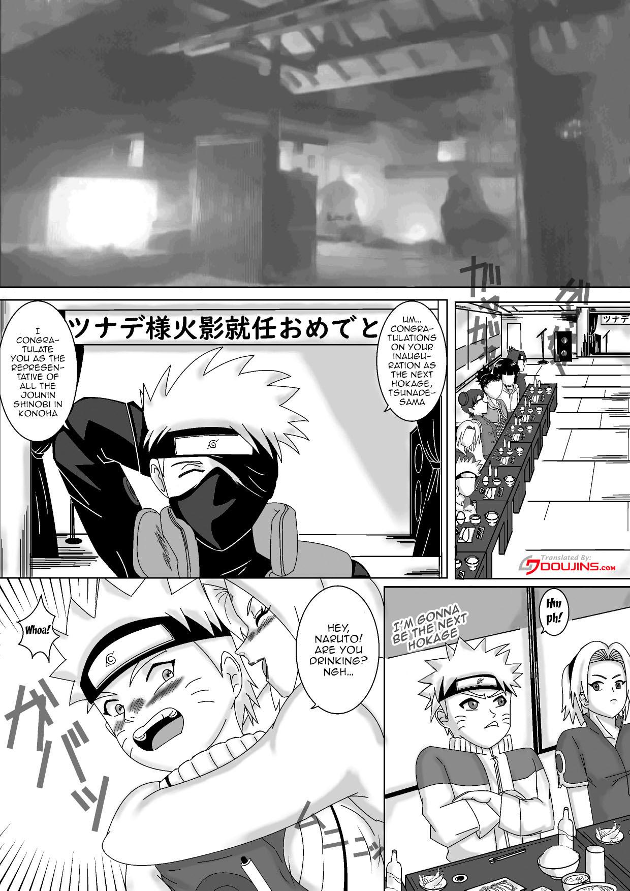 Dando Nomisugite Deisui Shita BBA to Yarimakutta Ken!! | The Case Of Having Sex With This Old Lady After She Got Herself Really Drunk - Naruto Threeway - Page 2